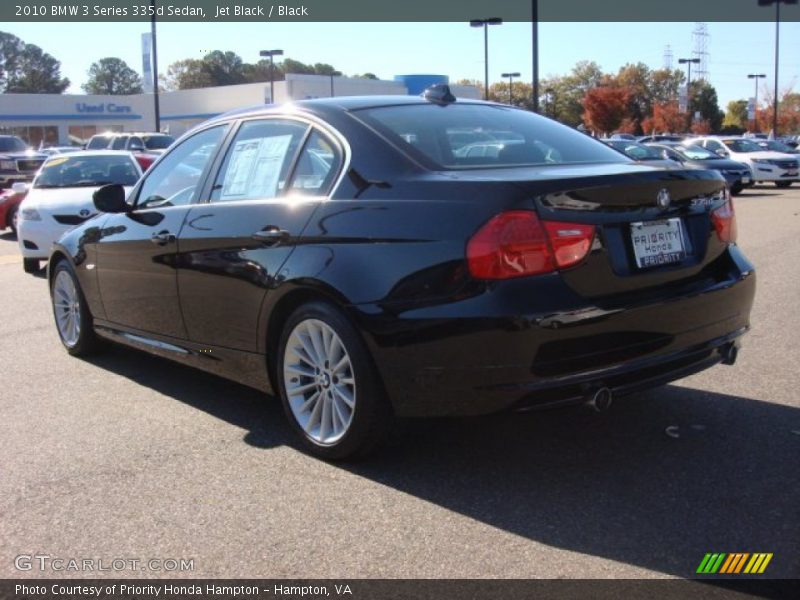 Jet Black / Black 2010 BMW 3 Series 335d Sedan