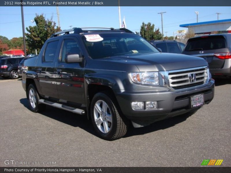Polished Metal Metallic / Black 2012 Honda Ridgeline RTL