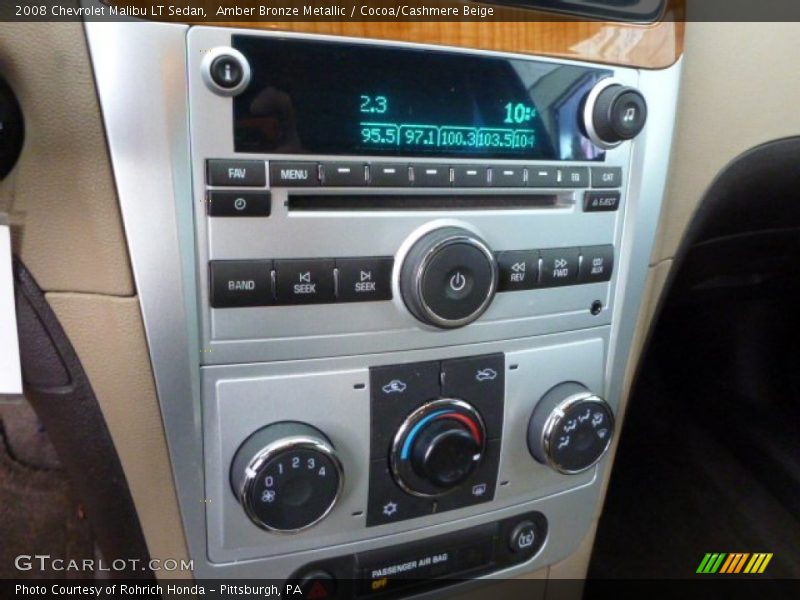 Amber Bronze Metallic / Cocoa/Cashmere Beige 2008 Chevrolet Malibu LT Sedan