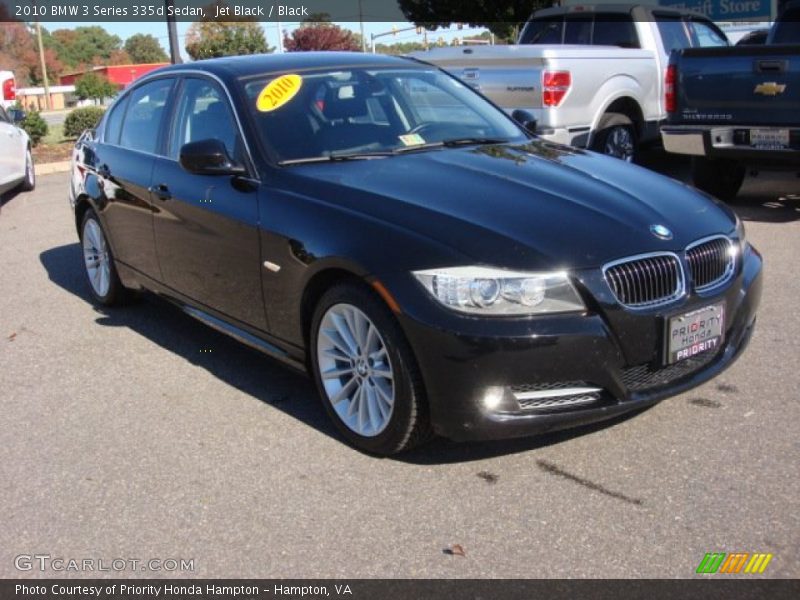 Jet Black / Black 2010 BMW 3 Series 335d Sedan