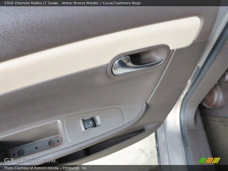 Amber Bronze Metallic / Cocoa/Cashmere Beige 2008 Chevrolet Malibu LT Sedan