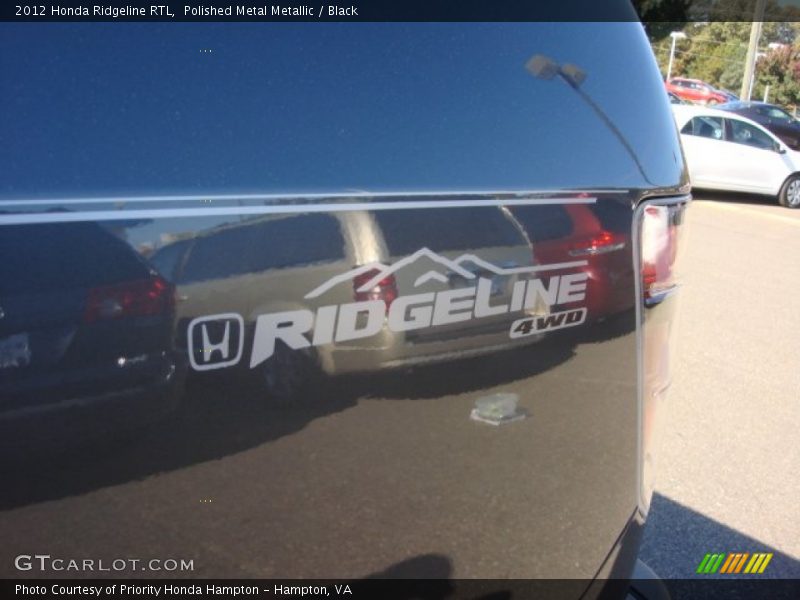 Polished Metal Metallic / Black 2012 Honda Ridgeline RTL