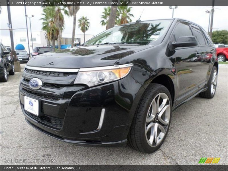 Tuxedo Black Metallic / Charcoal Black/Liquid Silver Smoke Metallic 2013 Ford Edge Sport AWD