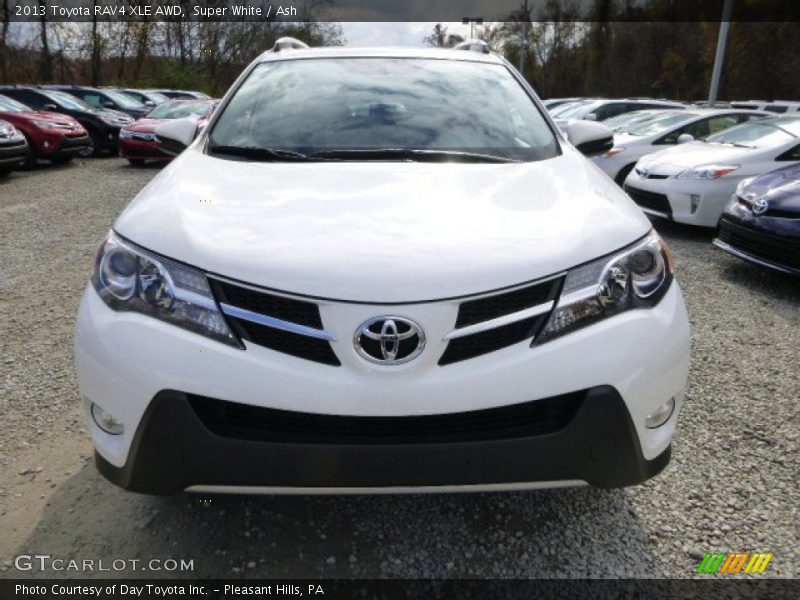 Super White / Ash 2013 Toyota RAV4 XLE AWD
