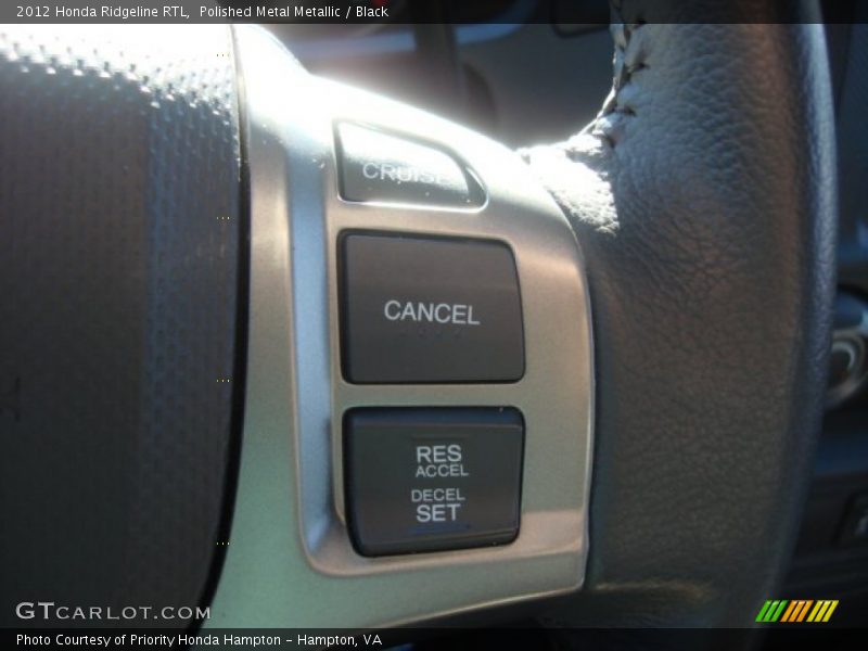 Polished Metal Metallic / Black 2012 Honda Ridgeline RTL