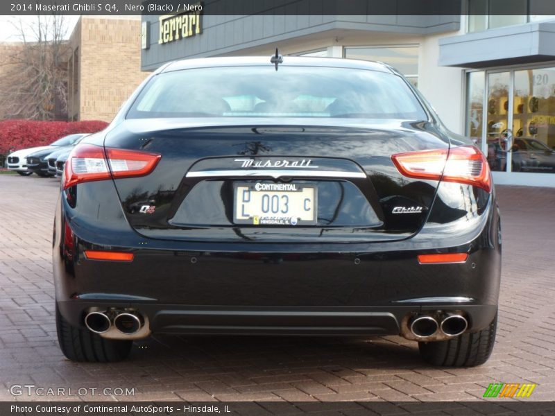 Nero (Black) / Nero 2014 Maserati Ghibli S Q4