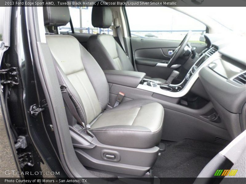 Tuxedo Black Metallic / Charcoal Black/Liquid Silver Smoke Metallic 2013 Ford Edge Sport AWD