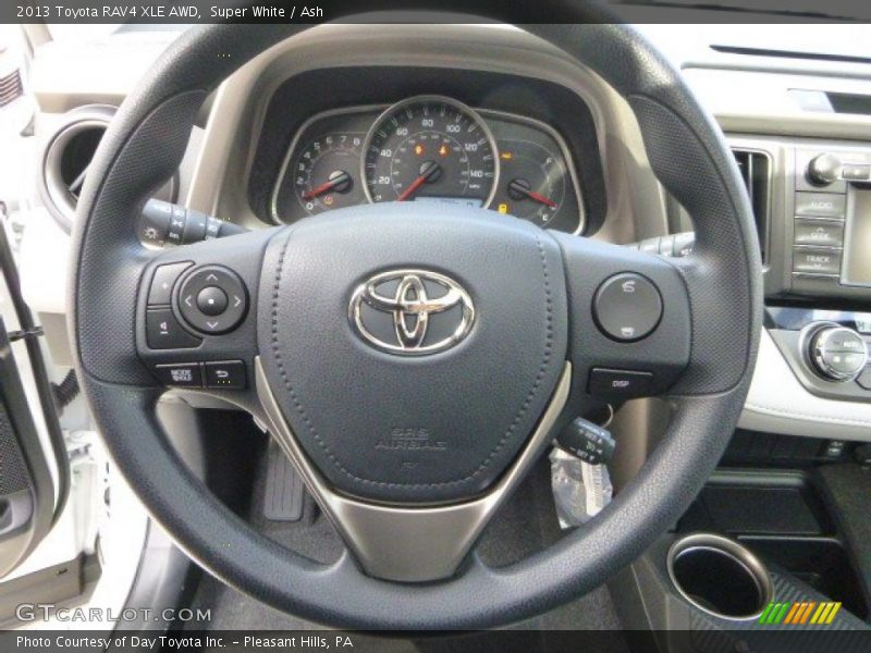 Super White / Ash 2013 Toyota RAV4 XLE AWD