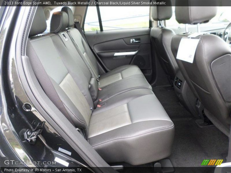 Tuxedo Black Metallic / Charcoal Black/Liquid Silver Smoke Metallic 2013 Ford Edge Sport AWD