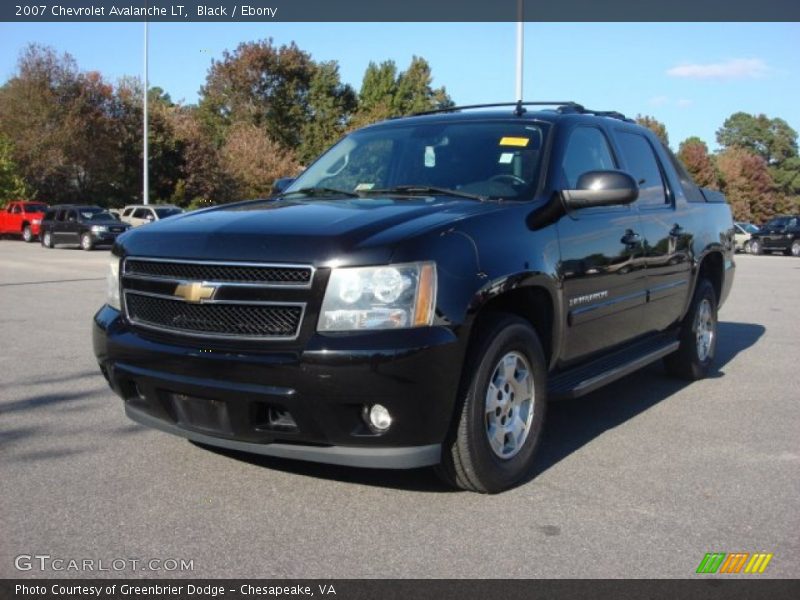 Black / Ebony 2007 Chevrolet Avalanche LT