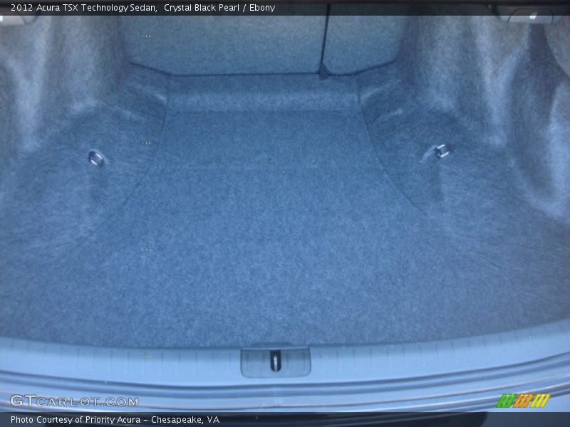 Crystal Black Pearl / Ebony 2012 Acura TSX Technology Sedan