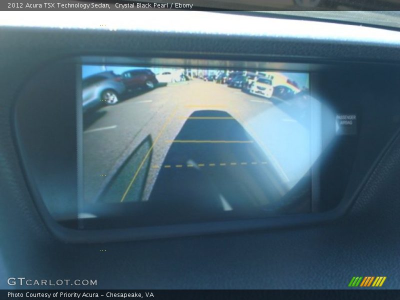 Crystal Black Pearl / Ebony 2012 Acura TSX Technology Sedan
