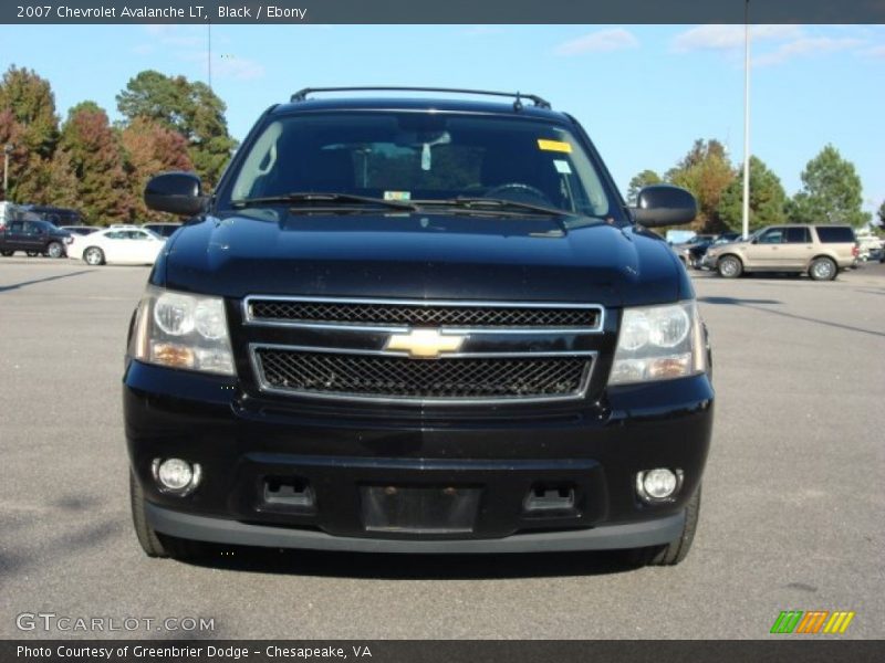 Black / Ebony 2007 Chevrolet Avalanche LT