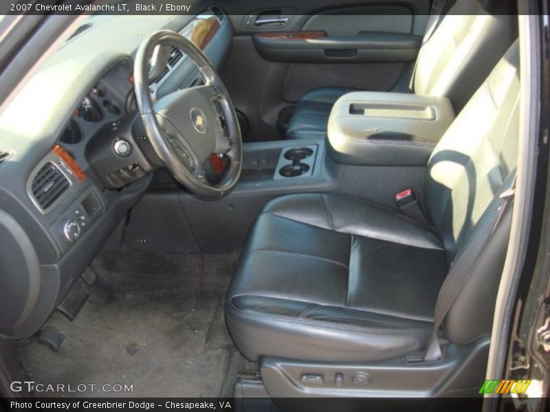 Black / Ebony 2007 Chevrolet Avalanche LT