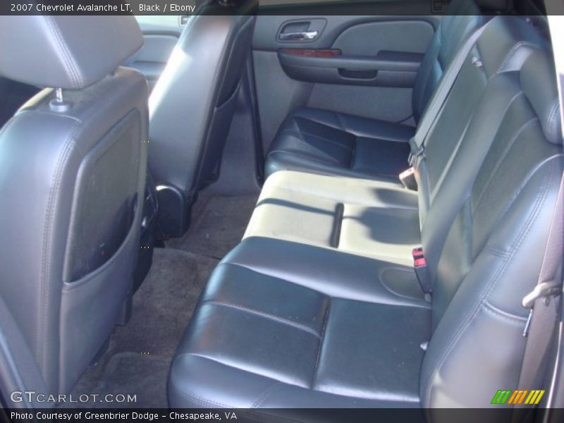 Black / Ebony 2007 Chevrolet Avalanche LT