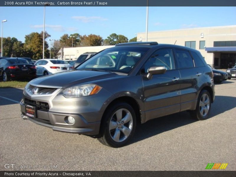 Carbon Bronze Pearl / Taupe 2008 Acura RDX Technology