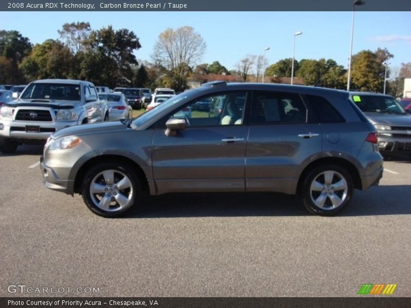 Carbon Bronze Pearl / Taupe 2008 Acura RDX Technology