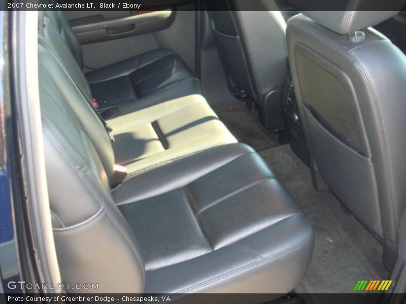 Black / Ebony 2007 Chevrolet Avalanche LT