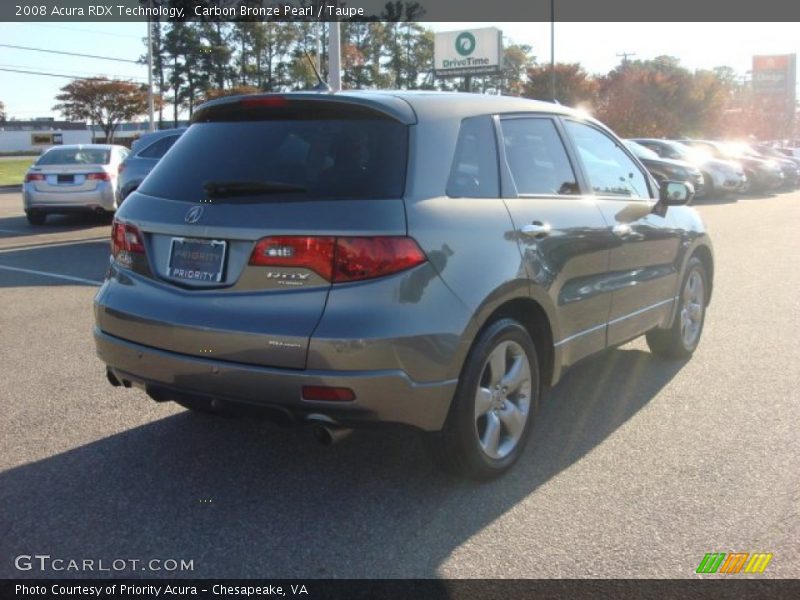 Carbon Bronze Pearl / Taupe 2008 Acura RDX Technology