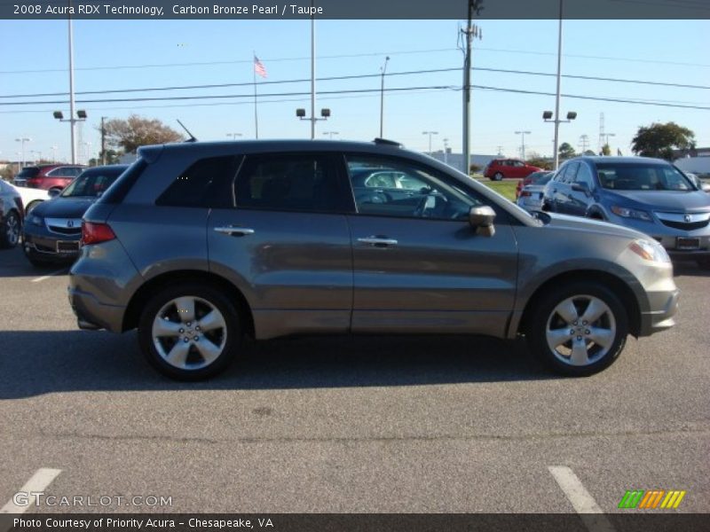 Carbon Bronze Pearl / Taupe 2008 Acura RDX Technology