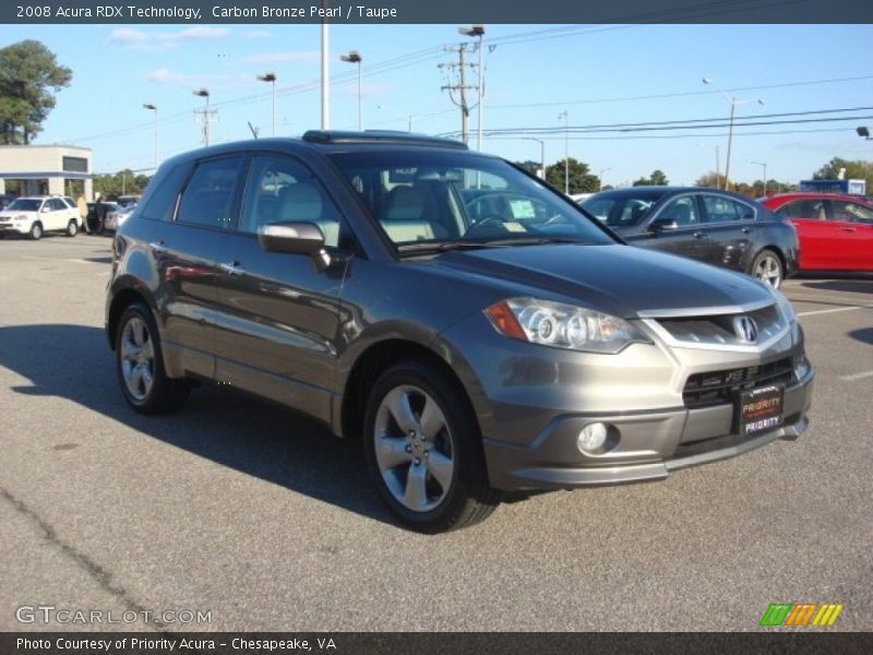 Carbon Bronze Pearl / Taupe 2008 Acura RDX Technology