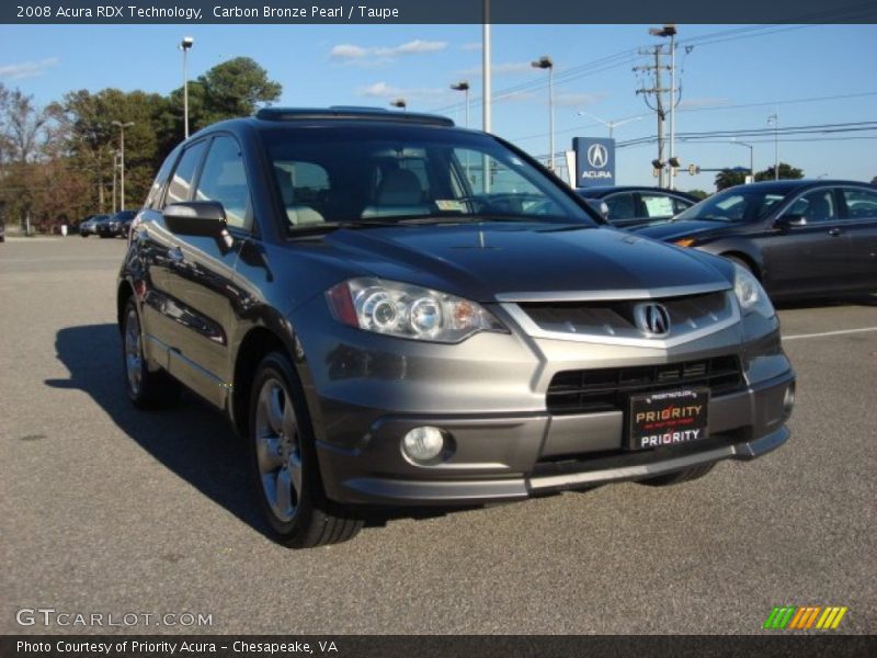 Carbon Bronze Pearl / Taupe 2008 Acura RDX Technology