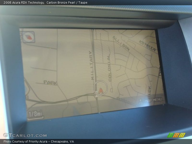 Carbon Bronze Pearl / Taupe 2008 Acura RDX Technology