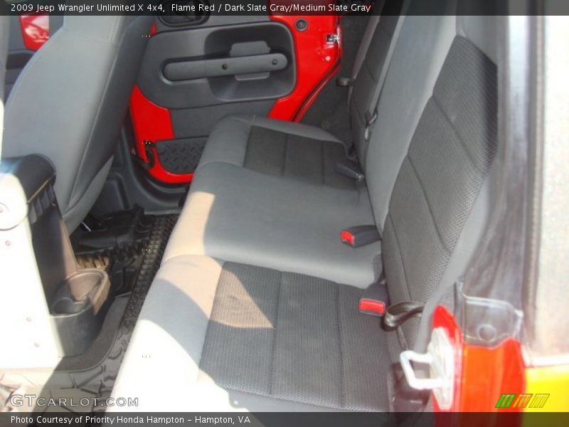 Flame Red / Dark Slate Gray/Medium Slate Gray 2009 Jeep Wrangler Unlimited X 4x4