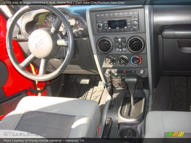 Flame Red / Dark Slate Gray/Medium Slate Gray 2009 Jeep Wrangler Unlimited X 4x4