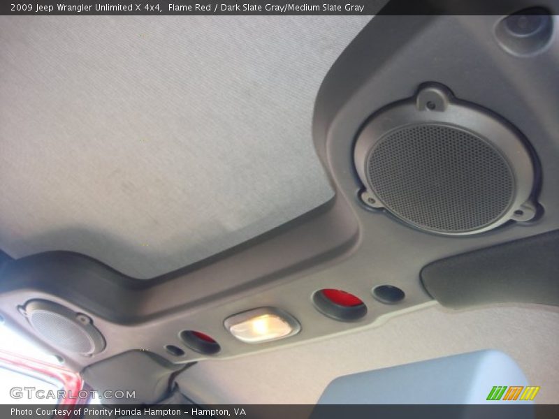 Flame Red / Dark Slate Gray/Medium Slate Gray 2009 Jeep Wrangler Unlimited X 4x4