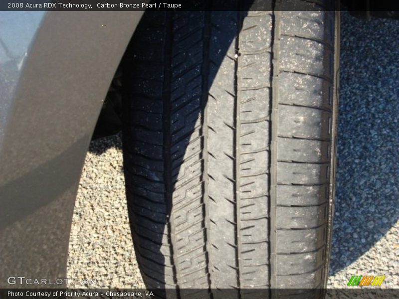 Carbon Bronze Pearl / Taupe 2008 Acura RDX Technology