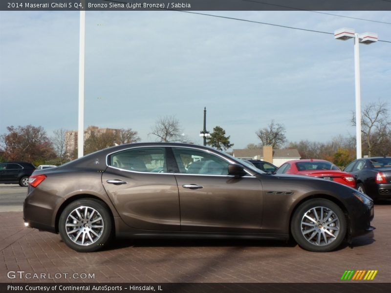 Bronzo Siena (Light Bronze) / Sabbia 2014 Maserati Ghibli S Q4