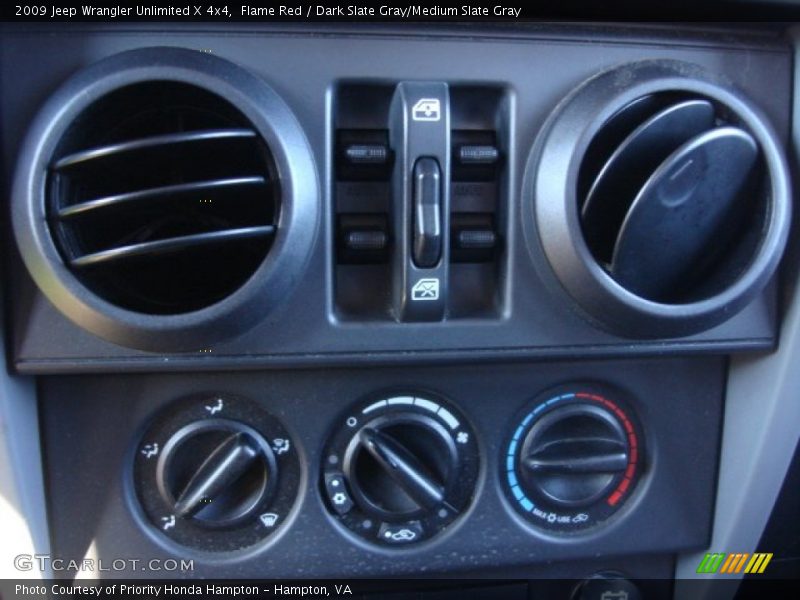 Flame Red / Dark Slate Gray/Medium Slate Gray 2009 Jeep Wrangler Unlimited X 4x4