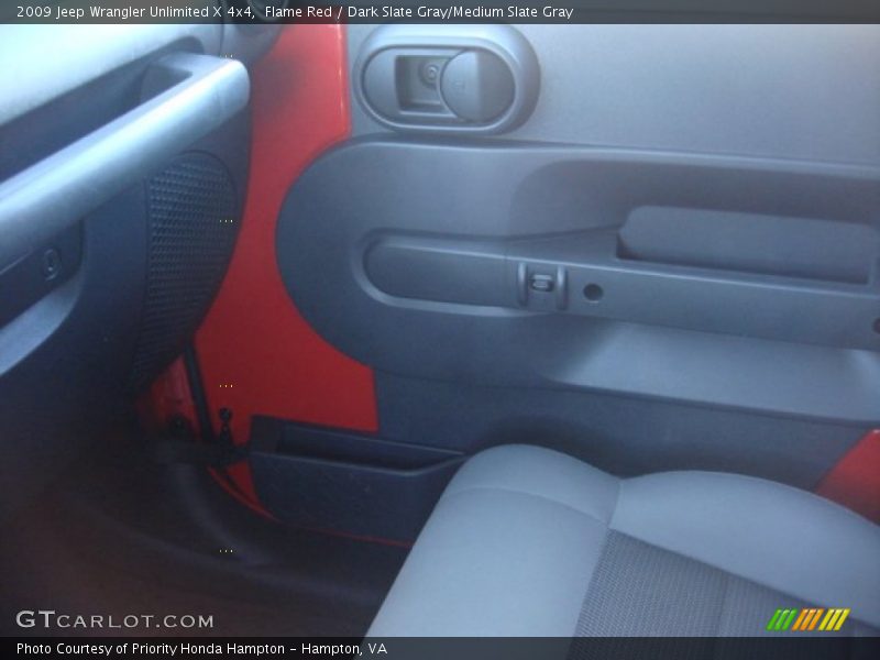 Flame Red / Dark Slate Gray/Medium Slate Gray 2009 Jeep Wrangler Unlimited X 4x4