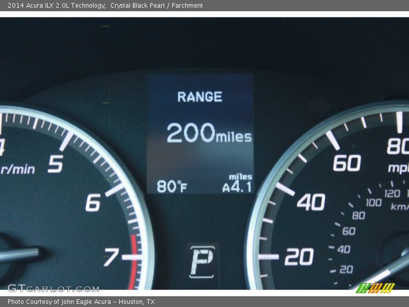 Crystal Black Pearl / Parchment 2014 Acura ILX 2.0L Technology
