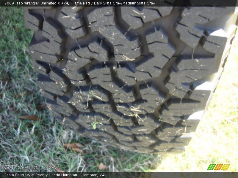 Flame Red / Dark Slate Gray/Medium Slate Gray 2009 Jeep Wrangler Unlimited X 4x4