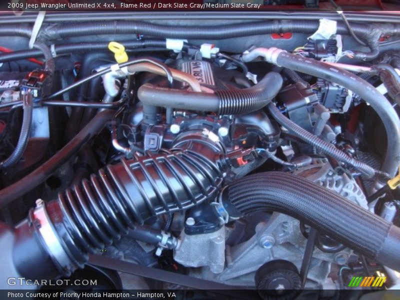 Flame Red / Dark Slate Gray/Medium Slate Gray 2009 Jeep Wrangler Unlimited X 4x4