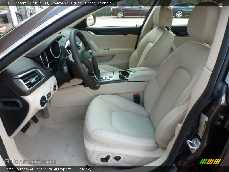 Front Seat of 2014 Ghibli S Q4