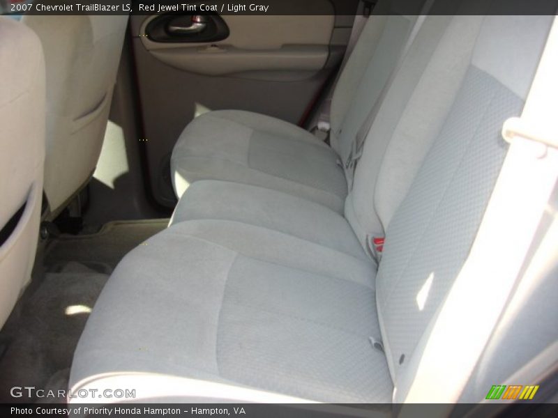 Red Jewel Tint Coat / Light Gray 2007 Chevrolet TrailBlazer LS