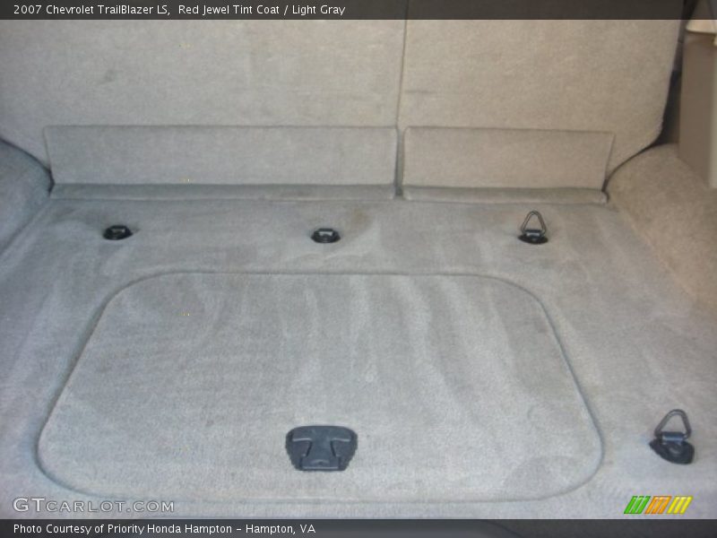 Red Jewel Tint Coat / Light Gray 2007 Chevrolet TrailBlazer LS