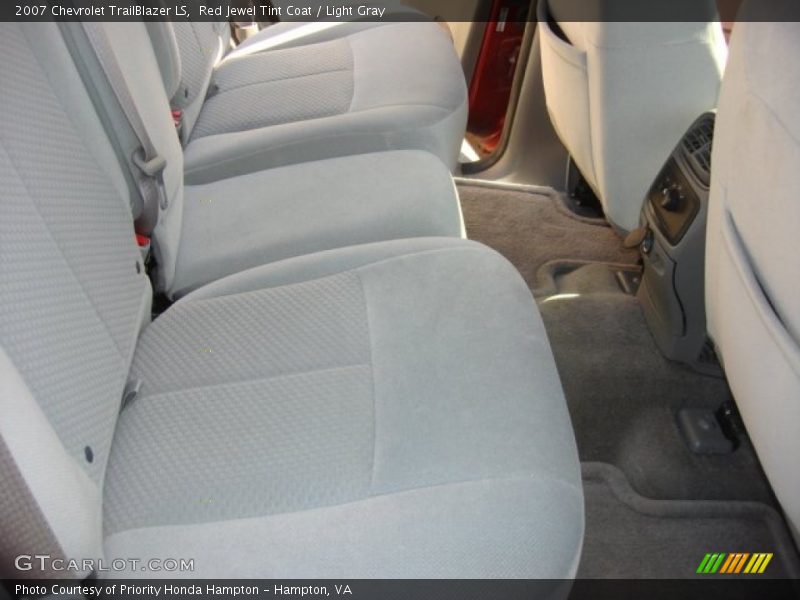 Red Jewel Tint Coat / Light Gray 2007 Chevrolet TrailBlazer LS