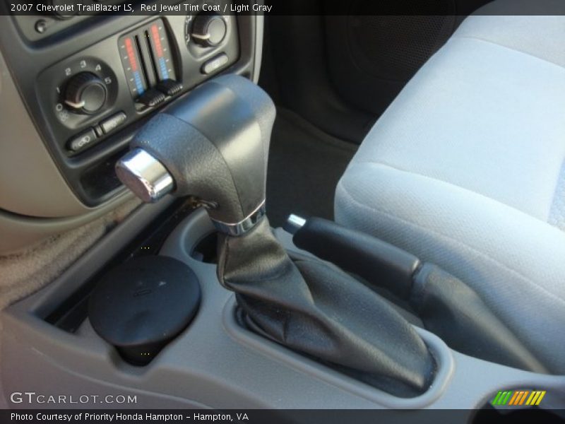 Red Jewel Tint Coat / Light Gray 2007 Chevrolet TrailBlazer LS