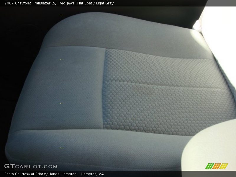 Red Jewel Tint Coat / Light Gray 2007 Chevrolet TrailBlazer LS