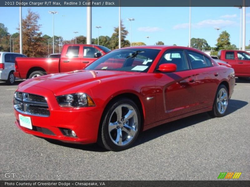 Redline 3 Coat Pearl / Black 2013 Dodge Charger R/T Max
