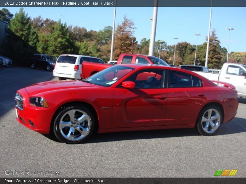 Redline 3 Coat Pearl / Black 2013 Dodge Charger R/T Max