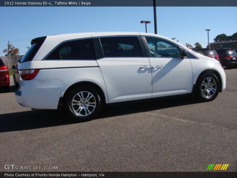 Taffeta White / Beige 2012 Honda Odyssey EX-L