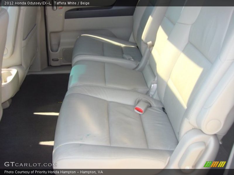 Taffeta White / Beige 2012 Honda Odyssey EX-L