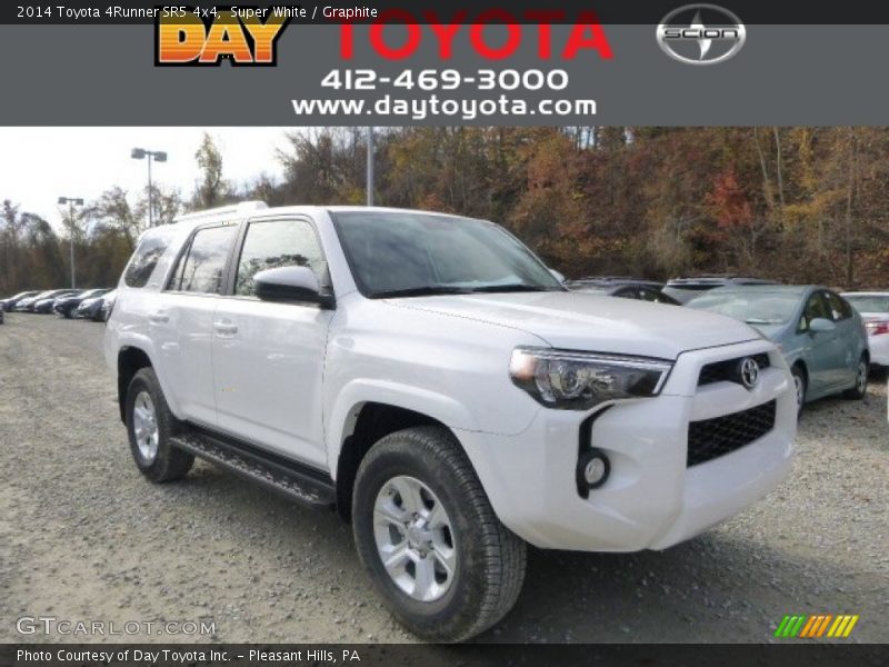 Super White / Graphite 2014 Toyota 4Runner SR5 4x4