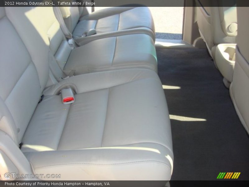Taffeta White / Beige 2012 Honda Odyssey EX-L