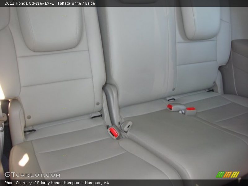Taffeta White / Beige 2012 Honda Odyssey EX-L